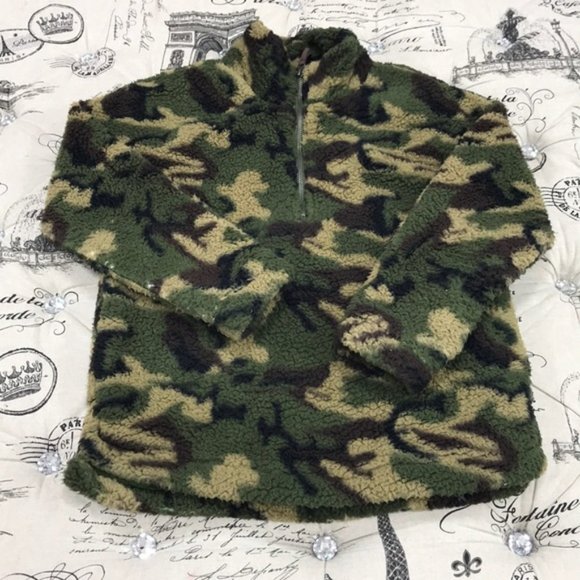 Elodie Half Zip Faux Shearling Pullover - Picture 3 of 6